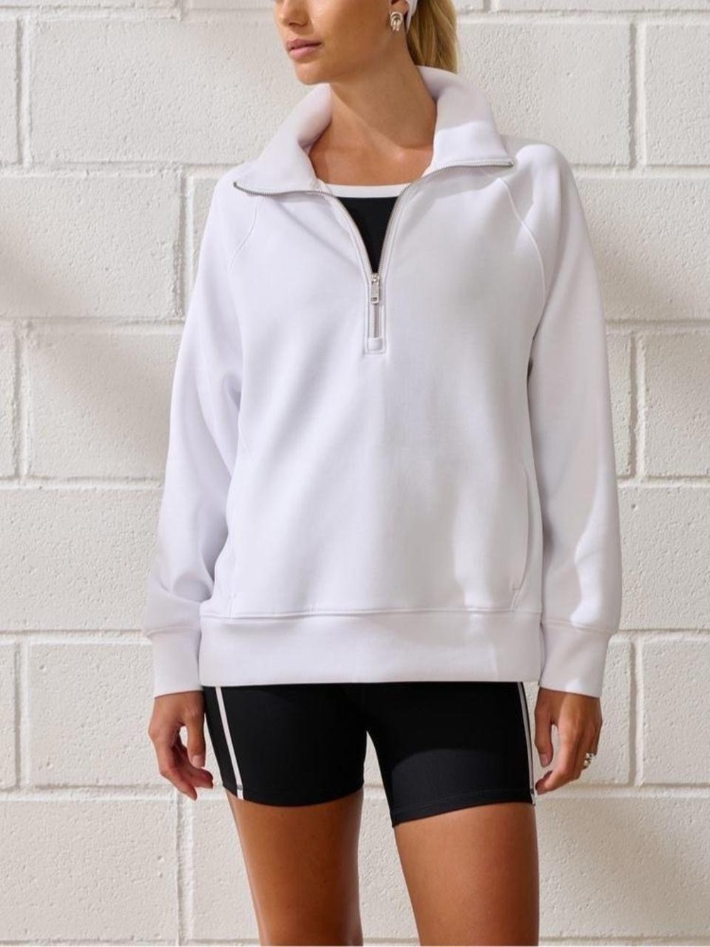 Abercrombie & Fitch YPB neoKNIT half-zip pullover sweatshirt Size S